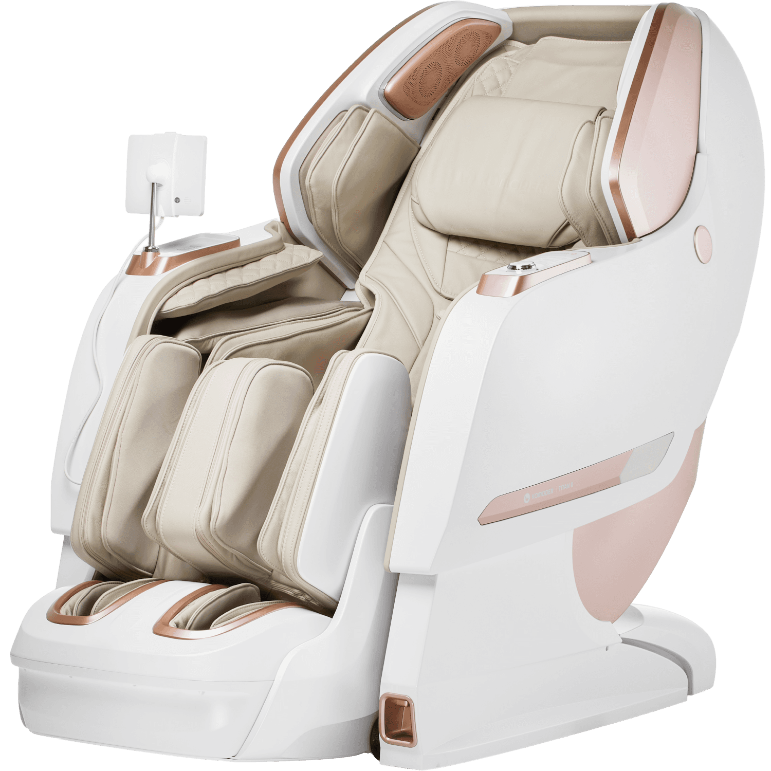 TITAN II Massagesessel aus echtem Leder
